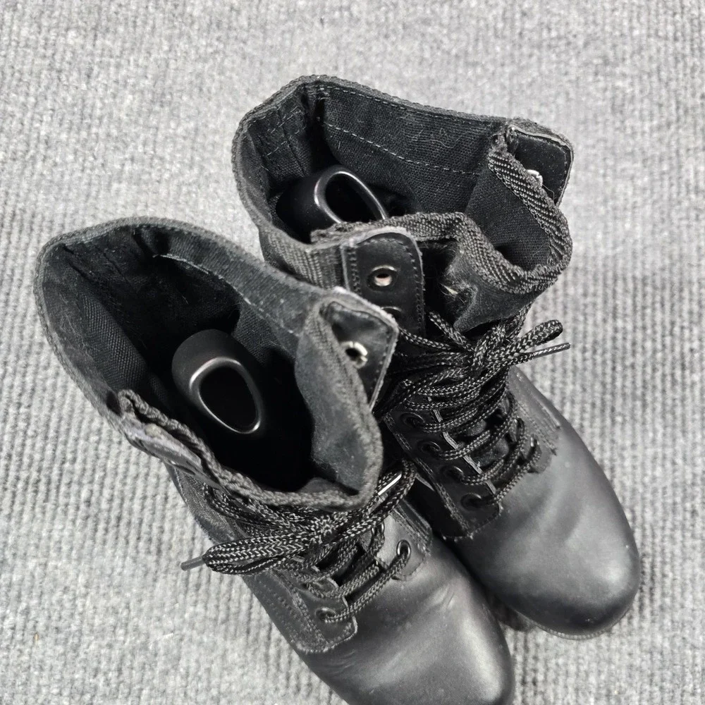 Rothco Boots Mens Size‎ 8 Black Tactical Synthetic Military Lace Up 8R Lug Sole